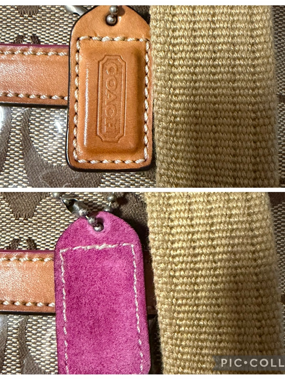 Coach Y2K Rare Signature Monogram & Suede Backpack - Picture 9 of 16